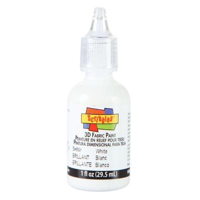 Scribbles • 3d textielverf glanzend 29,5ml wit