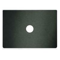 Notebook Skin for Dell Latitude E6520, A/C, Brushed Black (without fingerprint slot) - thumbnail