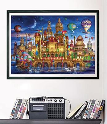 Clementoni High Quality Collection Puzzel Downtown 1000 Stukjes + Poster - thumbnail
