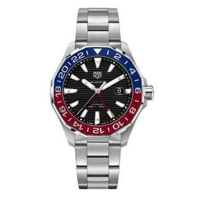 Tag Heuer Aquaracer automatisch herenhorloge WAY201F.BA0927 - 43 mm / zilver Tag Heuer Aquaracer automatisch herenhorloge WAY201F.BA0927 - 43 mm / zilver