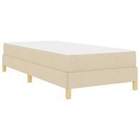 Boxspring bed Crème en bruin 100 x 200 cm - thumbnail