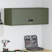 Wandkast voor Garage Olijfgroen 90 x 33 x 35 cm - thumbnail