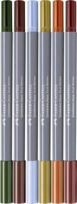 Faber Castell Duo aquarelmarker Goldfaber - etui 6 stuks Tuscany