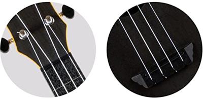 Flight Travel Series TUC Black concert ukelele met gigbag