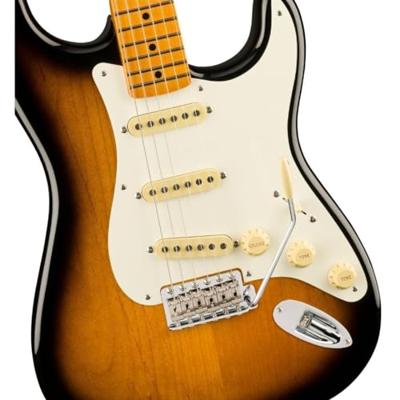 Fender Eric Johnson Stratocaster 2-Color Sunburst MN elektrische gitaar met koffer