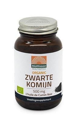 Mattisson HealthStyle Organic Zwarte Komijn 500mg Capsules
