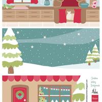 Marianne Design • knipvel christmas bakery backgrounds by marleen - thumbnail