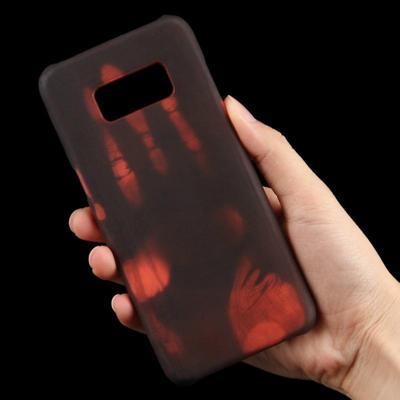 Samsung Galaxy S8 PLUS / G9550 Thermisch aanraakgevoelig en kleurveranderend back cover Hoesje (Oranje)