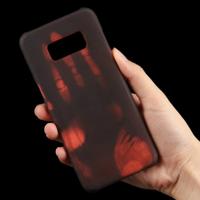 Samsung Galaxy S8 PLUS / G9550 Thermisch aanraakgevoelig en kleurveranderend back cover Hoesje (Oranje) - thumbnail