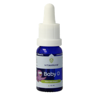 Vitakruid Vitamine D baby druppels 10 Milliliter - thumbnail