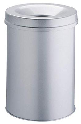 Durable SAFE rund 15 330523 Prullenbak 15 l (Ø x h) 260 mm x 357 mm Staal Zilver 1 stuk(s) Durable SAFE rund 15 330523 Prullenbak 15 l (Ø x h) 260 mm x 357 mm Staal Zilver 1 stuk(s)