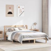 Bedframe zonder matras massief grenenhout 120x200 cm - thumbnail