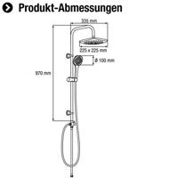 Cornat Doucheset Square Neo Hoekig Ch - TECBW3414 - thumbnail