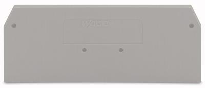 WAGO 279-308 Afsluit- en scheidingsplaat Grijs 100 stuk(s)