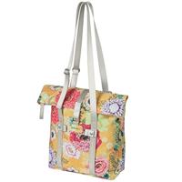 Basil bloom field fietsshopper, geel, gerecycled pet, waterdicht, verstelbare schouderriem - thumbnail