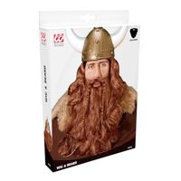 Vikingspruik met baard en snor - thumbnail