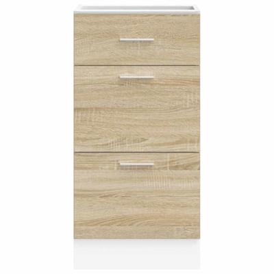 Onderkast Lyon 40x46x81,5 cm bewerkt hout sonoma eikenkleurig