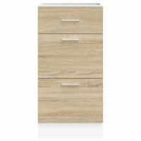 Onderkast Lyon 40x46x81,5 cm bewerkt hout sonoma eikenkleurig - thumbnail