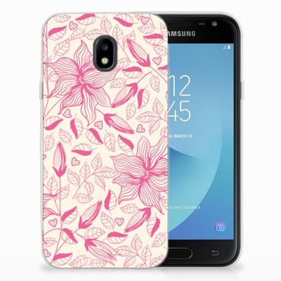 Samsung Galaxy J3 2017 TPU Case Pink Flowers Samsung Galaxy J3 2017 TPU Case Pink Flowers