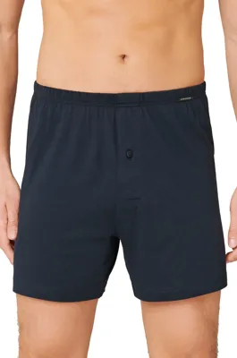 2-Pack heren wijde boxershort - Selected - 100% katoenen losse boxershort met sluiting