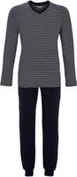 Katoenen heren pyjama strepen - thumbnail