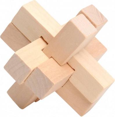 Lifetime Games denkpuzzel Mind Game 7 x 7 x 7 cm blank hout