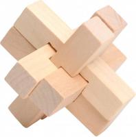 Lifetime Games denkpuzzel Mind Game 7 x 7 x 7 cm blank hout - thumbnail