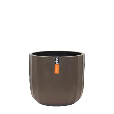 Capi bloempot Bol Craft 14x13 cm Warm Taupe