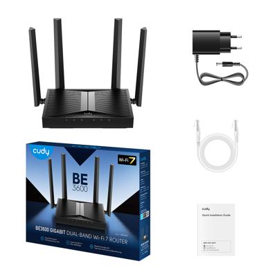 Router CUDY WR3600 BE3600 Gigabit Wi-Fi 7