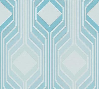 AS Creation Retro Chic - Blauw - Retro - 395321