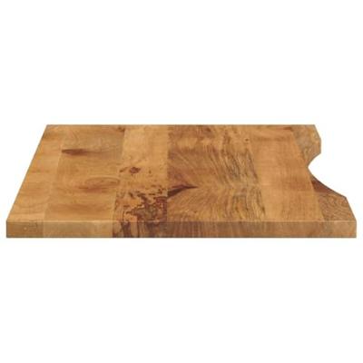 Bureaublad met ronding 110x50x2,5 cm massief ruw mangohout Bureaublad met ronding 110x50x2,5 cm massief ruw mangohout