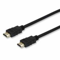 Equip 119351 HDMI-kabel HDMI Aansluitkabel HDMI-A-stekker 3.00 m Zwart 4K UHD, Vergulde steekcontacten - thumbnail