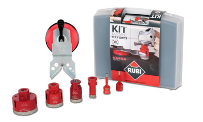 Rubi diamantboren | droogboren| Kit bits DRY GRES | 6-delig - 50996 Rubi diamantboren | droogboren| Kit bits DRY GRES | 6-delig - 50996