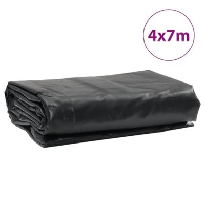 VidaXL Dekzeil 650 g/m² 4x7 m antracietkleurig VidaXL Dekzeil 650 g/m² 4x7 m antracietkleurig