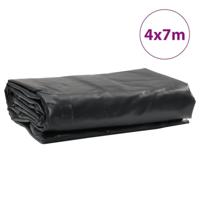 VidaXL Dekzeil 650 g/m² 4x7 m antracietkleurig - thumbnail