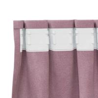 VidaXL Verduisterende gordijnen 2 pcs donkerroze 140 x 140 cm fluweel - thumbnail