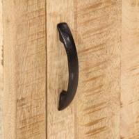 Nachtkastje 40x35x50 cm massief mangohout - thumbnail