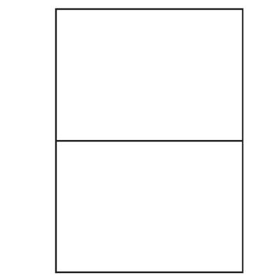 A4 etiketten 210 x 148,5 mm wit 100 vel huismerk