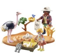 Playmobil® Wiltopia 71296 op bezoek bij papa struisvogel - thumbnail