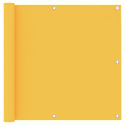 VidaXL Balkonscherm 90x400 cm oxford stof geel
