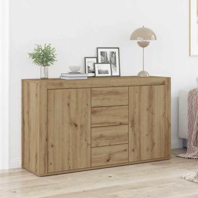 Dressoir met lade Artisan Eiken 120 x 36 x 69 cm Bewerkt hout