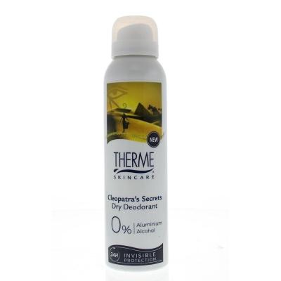 Therme Therme Cleopatra's Secrets 0% Dry Deodorant (150ml) Therme Therme Cleopatra's Secrets 0% Dry Deodorant (150ml)