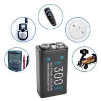 Absina Oplaadbare 9V batterij (blok) Absina 300 NiMH 8.4 V 270 mAh 1 stuk(s) - thumbnail