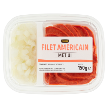 Jumbo Filet Americain met Ui 150 g