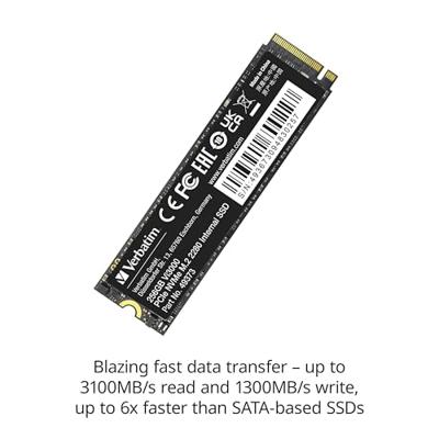 Verbatim Vi3000 1 TB NVMe/PCIe M.2 SSD 2280 harde schijf PCIe NVMe 3.0 x4 Retail 49375 Verbatim Vi3000 1 TB NVMe/PCIe M.2 SSD 2280 harde schijf PCIe NVMe 3.0 x4 Retail 49375