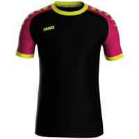 JAKO 4224 Shirt Iconic Km - Zwart/Pink/Fluogeel - XXL - thumbnail