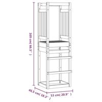 VidaXL Speeltoren 53x46,5x169 cm massief grenenhout - thumbnail