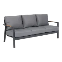 Mai Tai 3-persoons loungebank aluminium antraciet - thumbnail