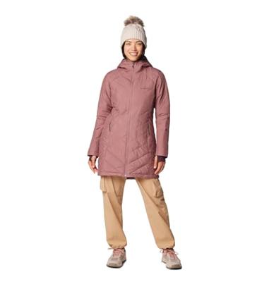 Columbia Heavenly™ Long Hooded Isolatiejas Dames Fig M Columbia Heavenly™ Long Hooded Isolatiejas Dames Fig M