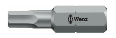 Wera 840/1 Z Zeskant Bits, Hex-Plus, 0.05 x 25 mm - 1 stuk(s) - 05135060001 Wera 840/1 Z Zeskant Bits, Hex-Plus, 0.05 x 25 mm - 1 stuk(s) - 05135060001
